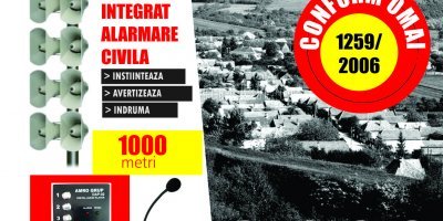 Incă trei primării echipate de Amro Grup cu sisteme de alarmare civilă