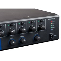 Amplificator combo cu 6 zone 480W/100V, cu media player si mixer audio, ATMP480Z6XL, Proel