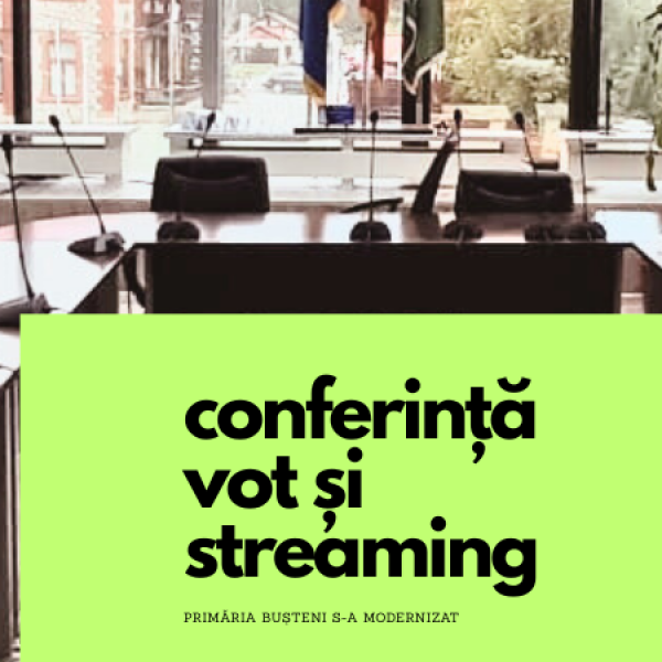 Primăria Bușteni  digitalizează ședințele: vot electronic, conferință audio și streaming video pentru decizii rapide și transparente