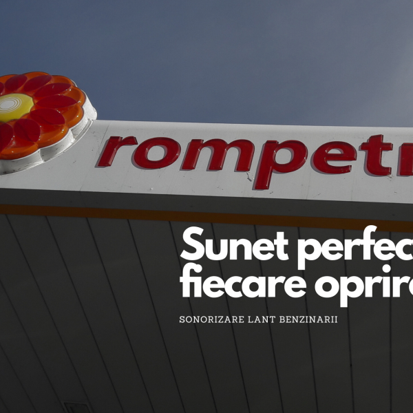 Sonorizare pentru 160 de benzinării Rompetrol [Studiu caz]