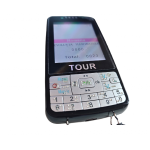Audio ghid turistic manual multilingv TOUR cu tastatură full Braille pentru vizite ghidate nevazatori in muzee