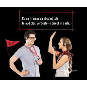 Tour guide, sistem audio mobil ghidare fabrici si turism [Pachet]