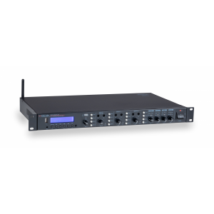 Mixer Amplificator Matrice cu media player, 4-In/4-Out, 4x60W, HELVIA HMX-44A PLAY