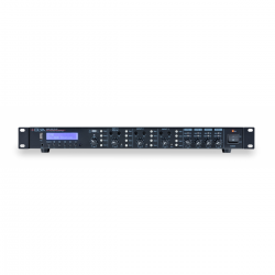Mixer Amplificator Matrice cu media player, 4-In/4-Out, 4x60W, HELVIA HMX-44A PLAY