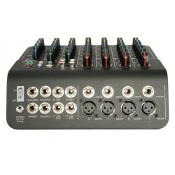 Mixer audio compact 4 Mono + 2 Stereo, 1 bus si interfata USB, IMIX6