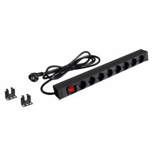 Modul alimentare 8 prize, 3500 W, SDC308R, Proel, pentru Rack 19”