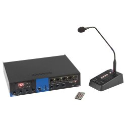 Amplificator combo cu 4 zone 240W/100V, cu media player si mixer audio, ATMP240ZXL, Proel