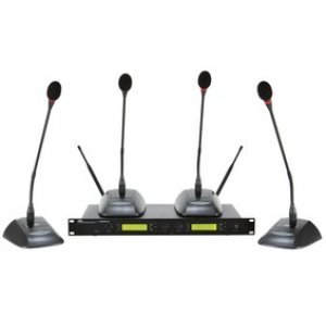 Sistem complet 4 microfoane conferinta wireless, DWSKIT 
