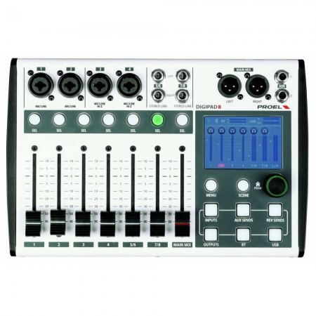 Mixer digital compact PROEL DIGIPAD8