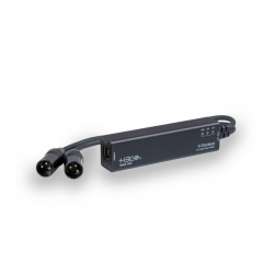Interfață I/O Dante™, 2 ieșiri analogice, PoE, Plug & Play, HELVIA SONIX DA2