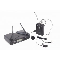 Set radiomicrofon cu headset si lavaliera, PLL / UHF, 16 canale, WM700H, Proel