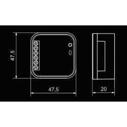 Controler led RGB, prin fir, SLR-13,  1-10 V, Ledix