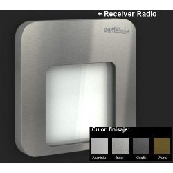 Moza Lampa LED - Monocolor + Receiver Radio, Alimentare 230V