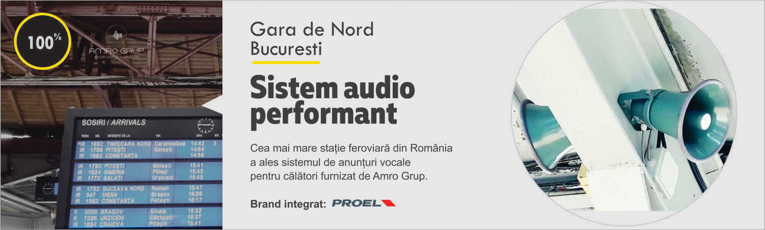 Un nou sistem de anunturi vocale in Gara de Nord, Bucuresti